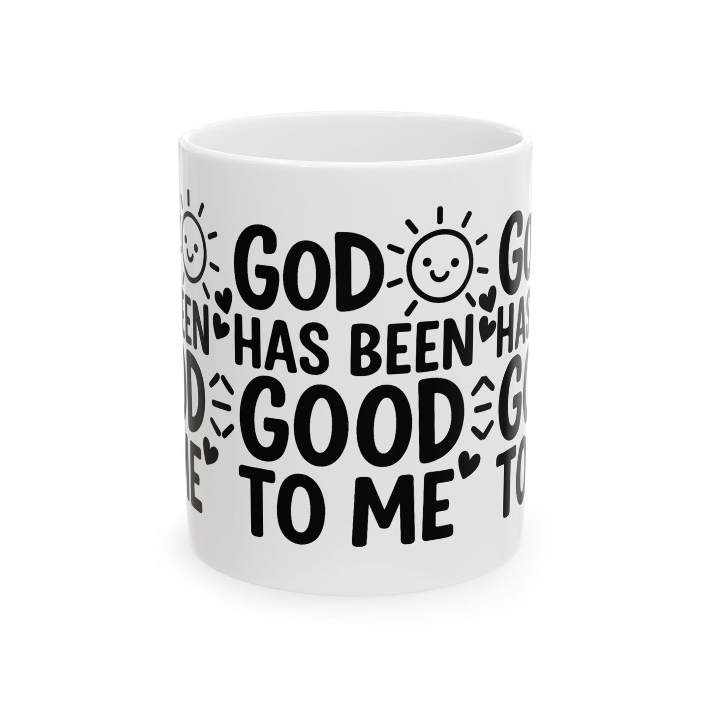 Inspirational Ceramic Mug - 'God Has Been Good to Me' - Perfect Gift for Friends, Family, Self-Care, Church, Gratitude