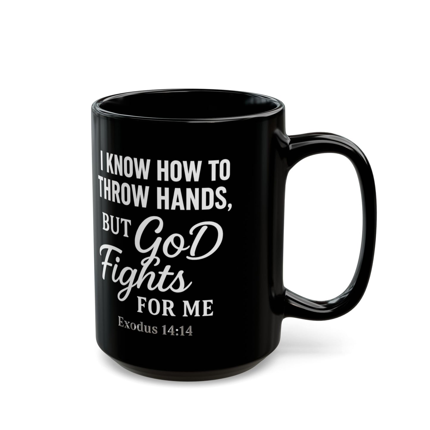 Empowering Black Mug Collection - Inspirational Gift for Faith, Motivation, and Strength