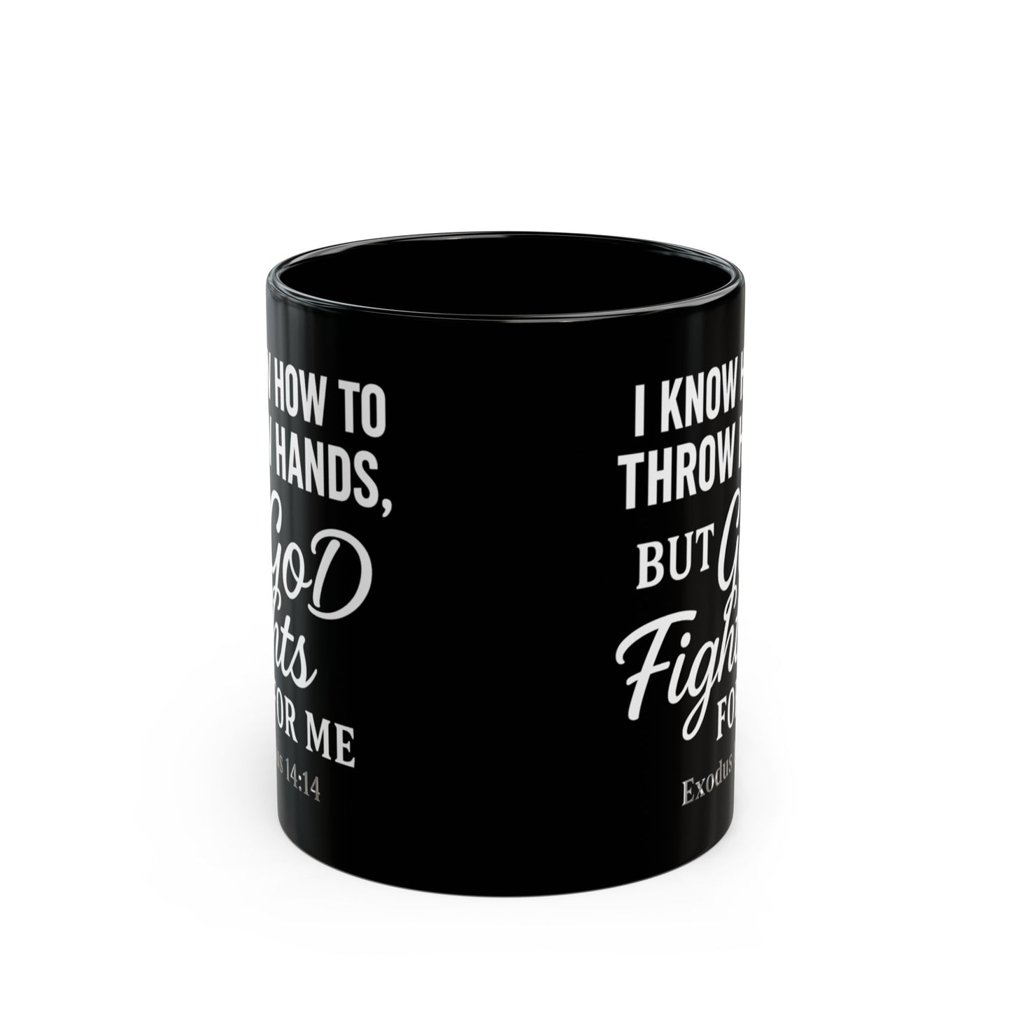 Empowering Black Mug Collection - Inspirational Gift for Faith, Motivation, and Strength