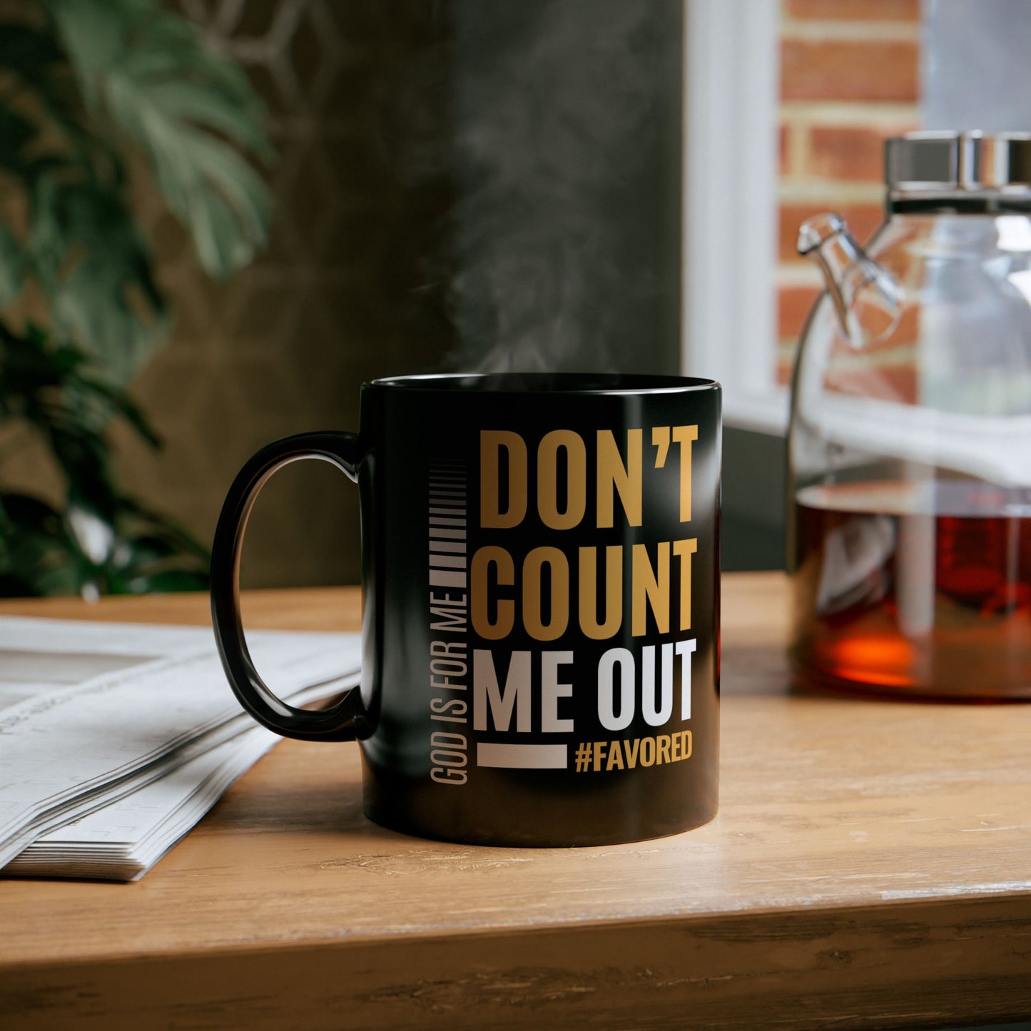 Inspirational Coffee Mug - Motivational Gift, Faithful Reminder, Christian Decor, Spiritual Beverage Holder, Uplifting Quote