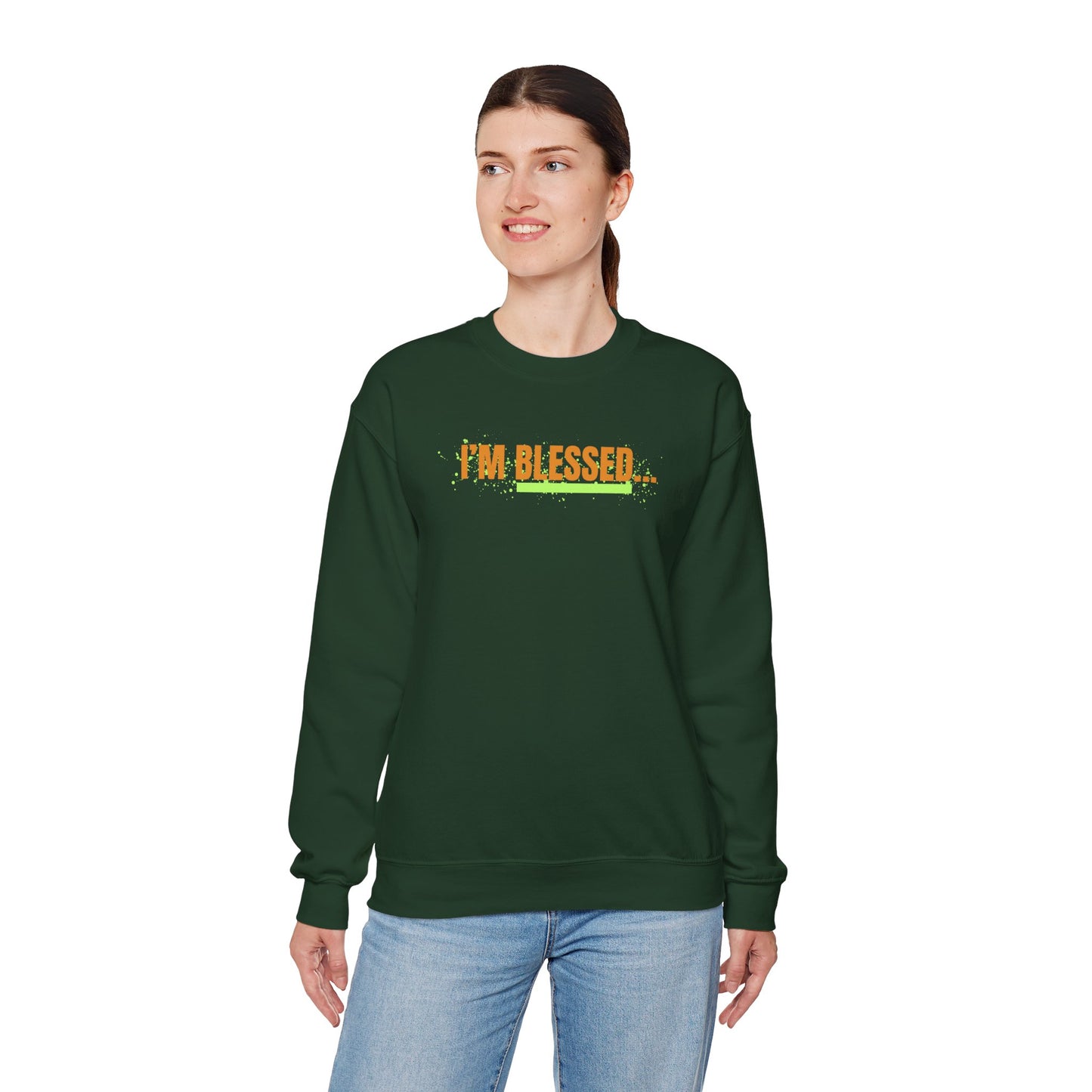 Blessed Crewneck Sweatshirt - Unisex Style, Inspirational Gift, Cozy Apparel, Faith-Based Fashion, Perfect for Holidays