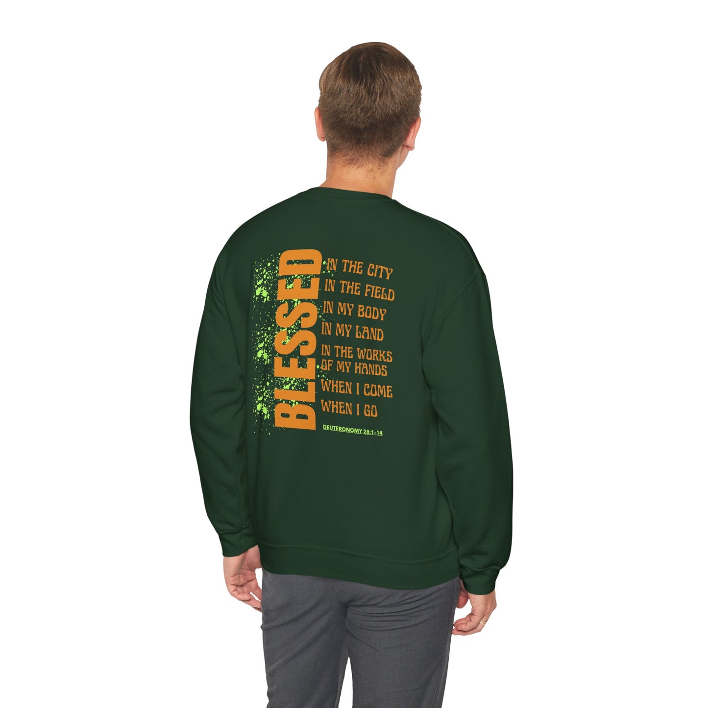 Blessed Crewneck Sweatshirt - Unisex Style, Inspirational Gift, Cozy Apparel, Faith-Based Fashion, Perfect for Holidays