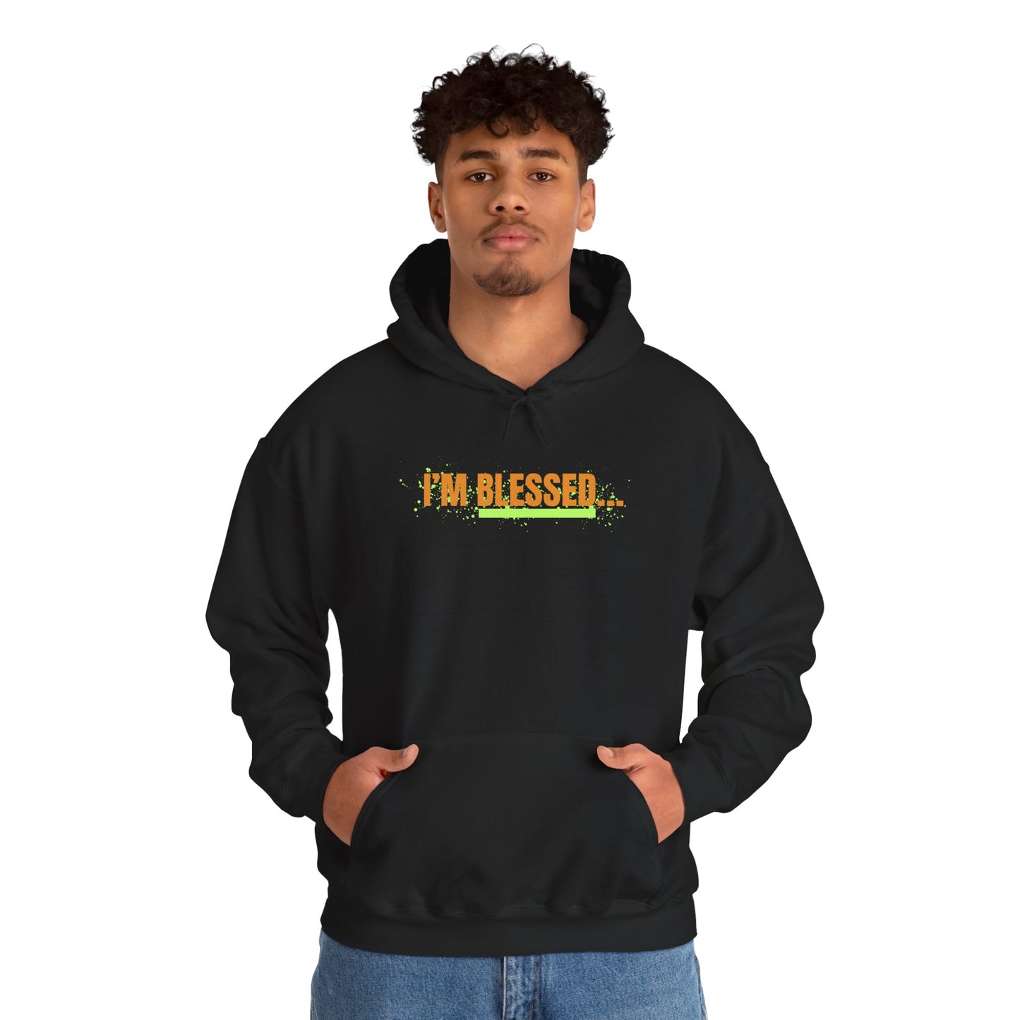 Blessed Unisex Hooded Sweatshirt - Inspirational Gift for Faith, Everyday Comfort, Faith-Based Fashion, Cozy Style, Spiritual Apparel