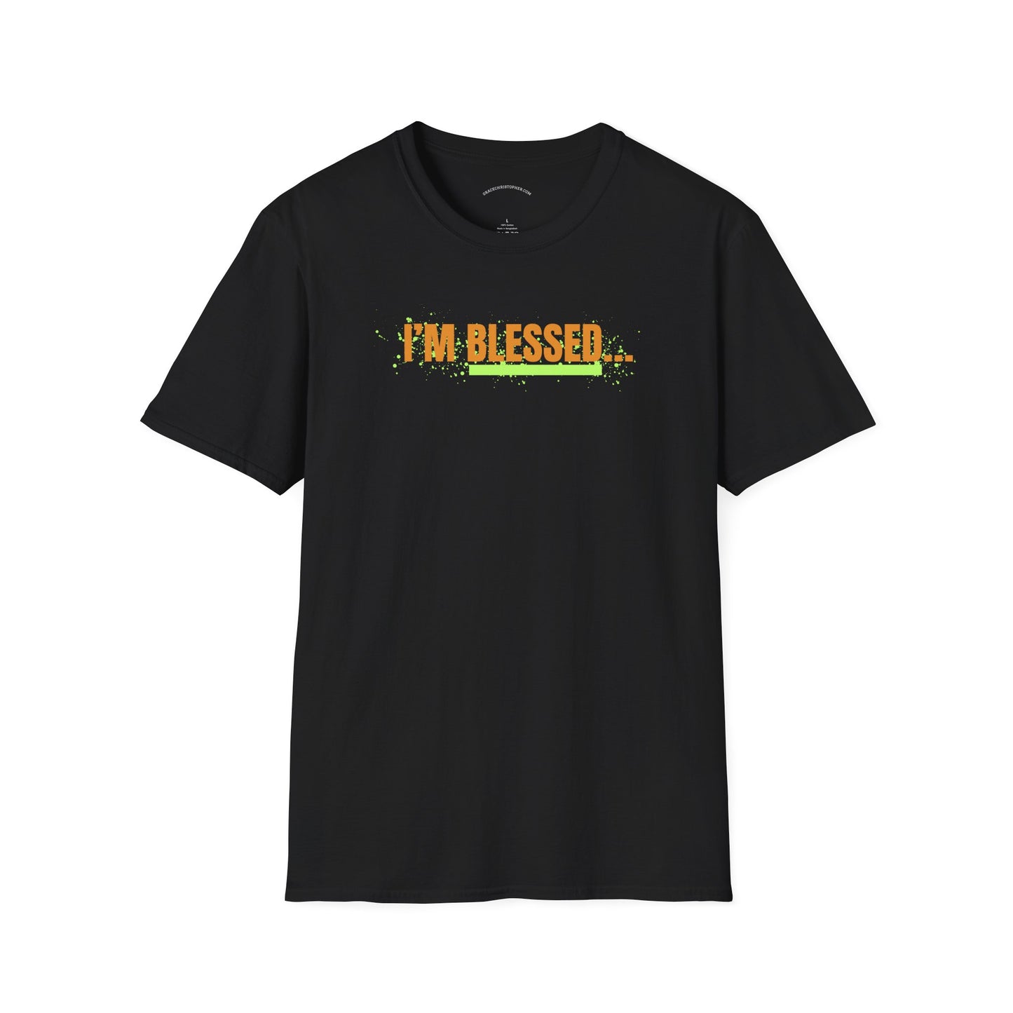 Blessed Unisex Softstyle T-Shirt - Inspirational Graphic Tee, Perfect for Gifts, Casual Wear, Everyday Use, Faith-Based Apparel