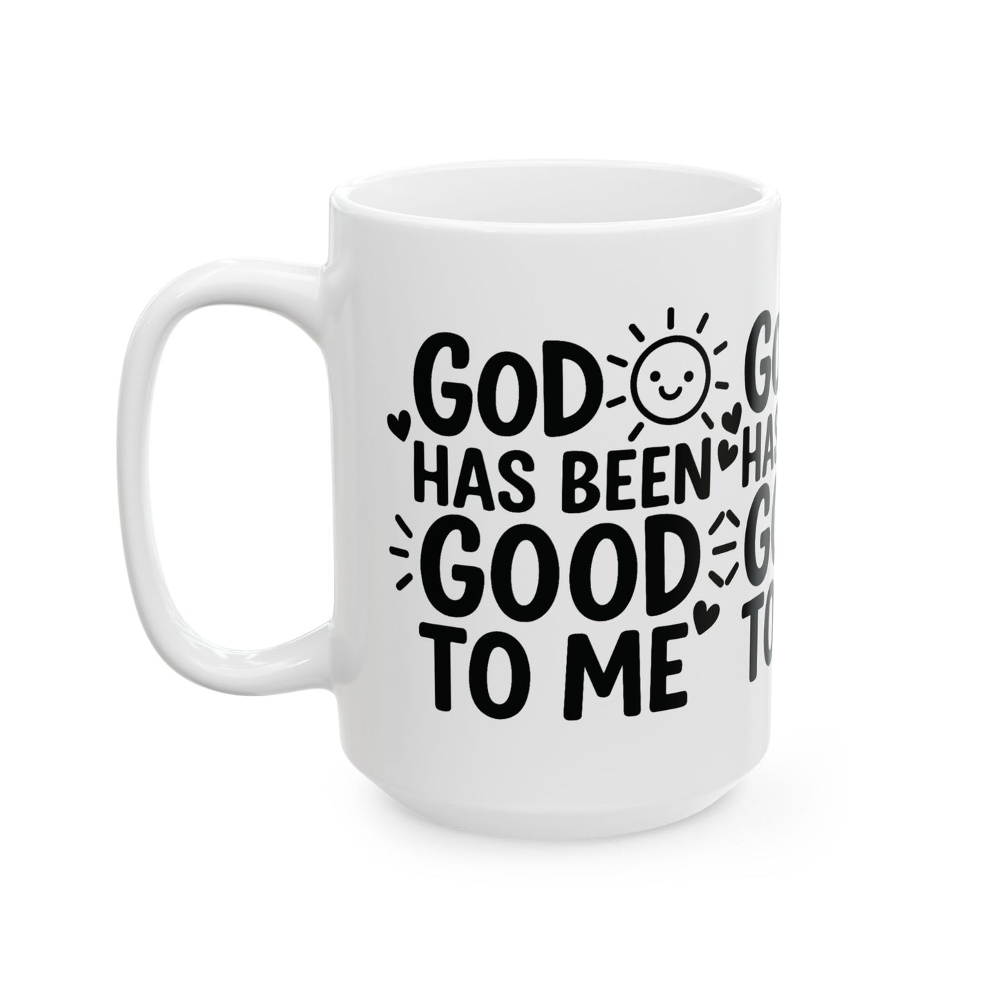 Inspirational Ceramic Mug - 'God Has Been Good to Me' - Perfect Gift for Friends, Family, Self-Care, Church, Gratitude