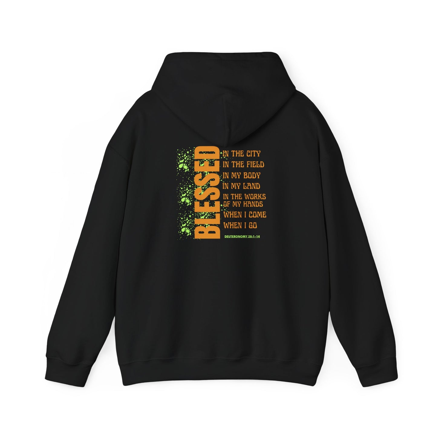 Blessed Unisex Hooded Sweatshirt - Inspirational Gift for Faith, Everyday Comfort, Faith-Based Fashion, Cozy Style, Spiritual Apparel