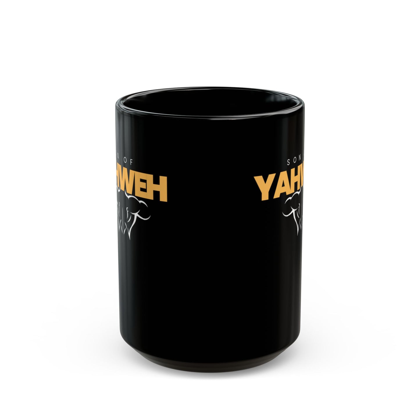 Black Mug with 'Son of Yahweh' Design - Perfect for Gifts, Coffee Lovers, Faith-Based Decor, Inspirational Mugs, Religious Gifts