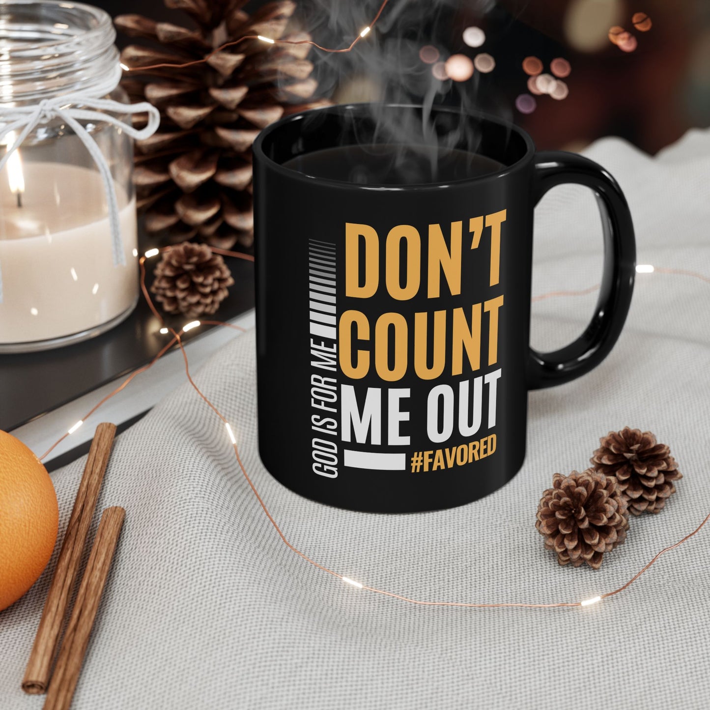 Inspirational Coffee Mug - Motivational Gift, Faithful Reminder, Christian Decor, Spiritual Beverage Holder, Uplifting Quote