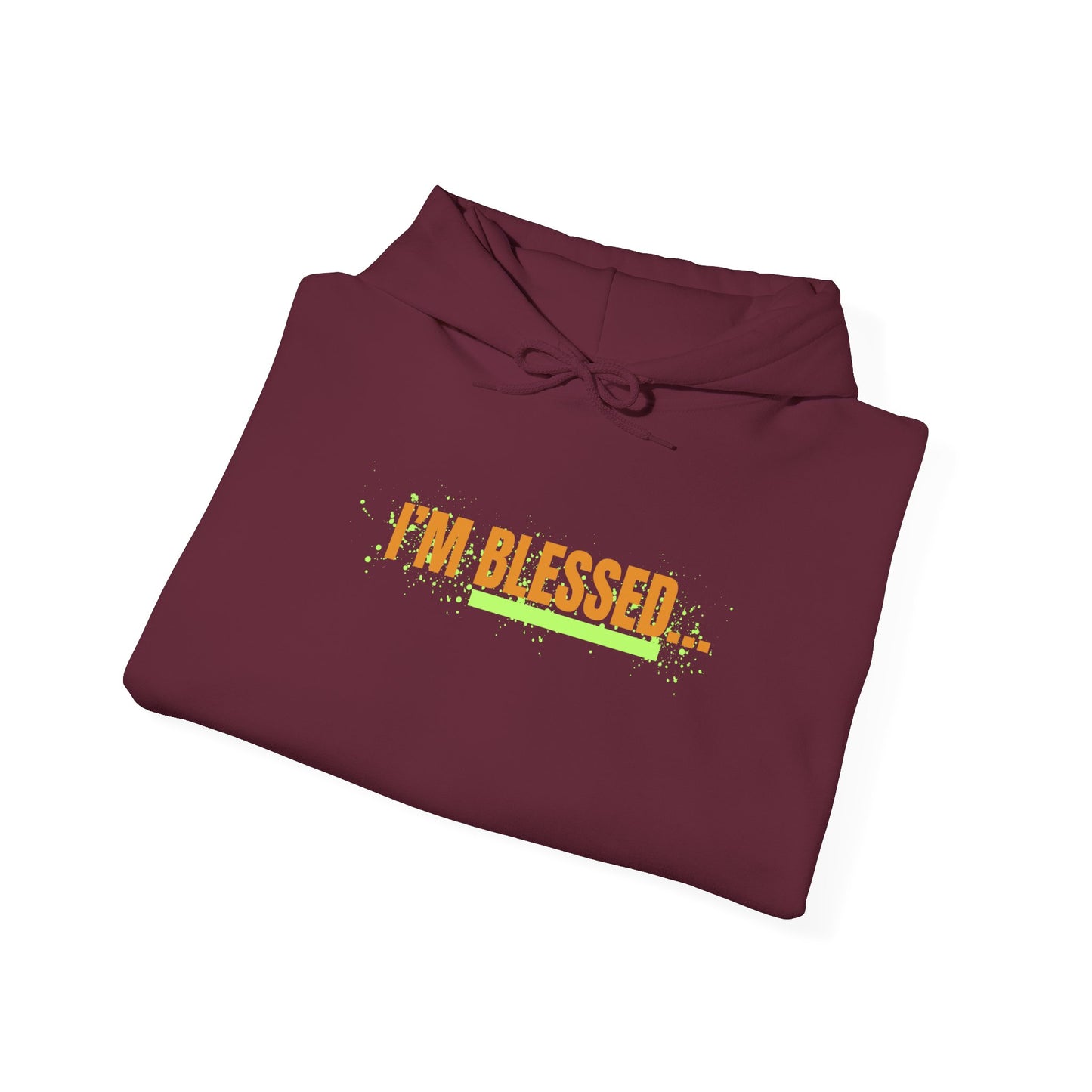 Blessed Unisex Hooded Sweatshirt - Inspirational Gift for Faith, Everyday Comfort, Faith-Based Fashion, Cozy Style, Spiritual Apparel