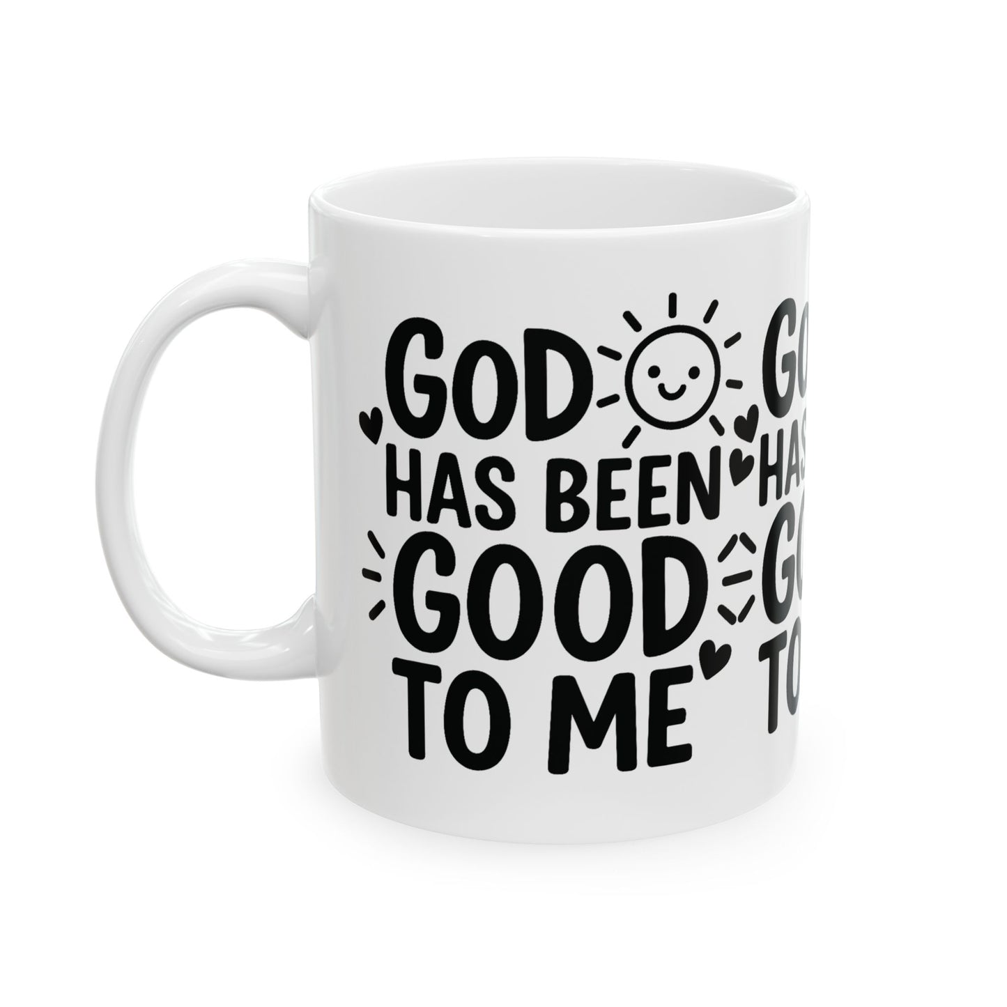 Inspirational Ceramic Mug - 'God Has Been Good to Me' - Perfect Gift for Friends, Family, Self-Care, Church, Gratitude