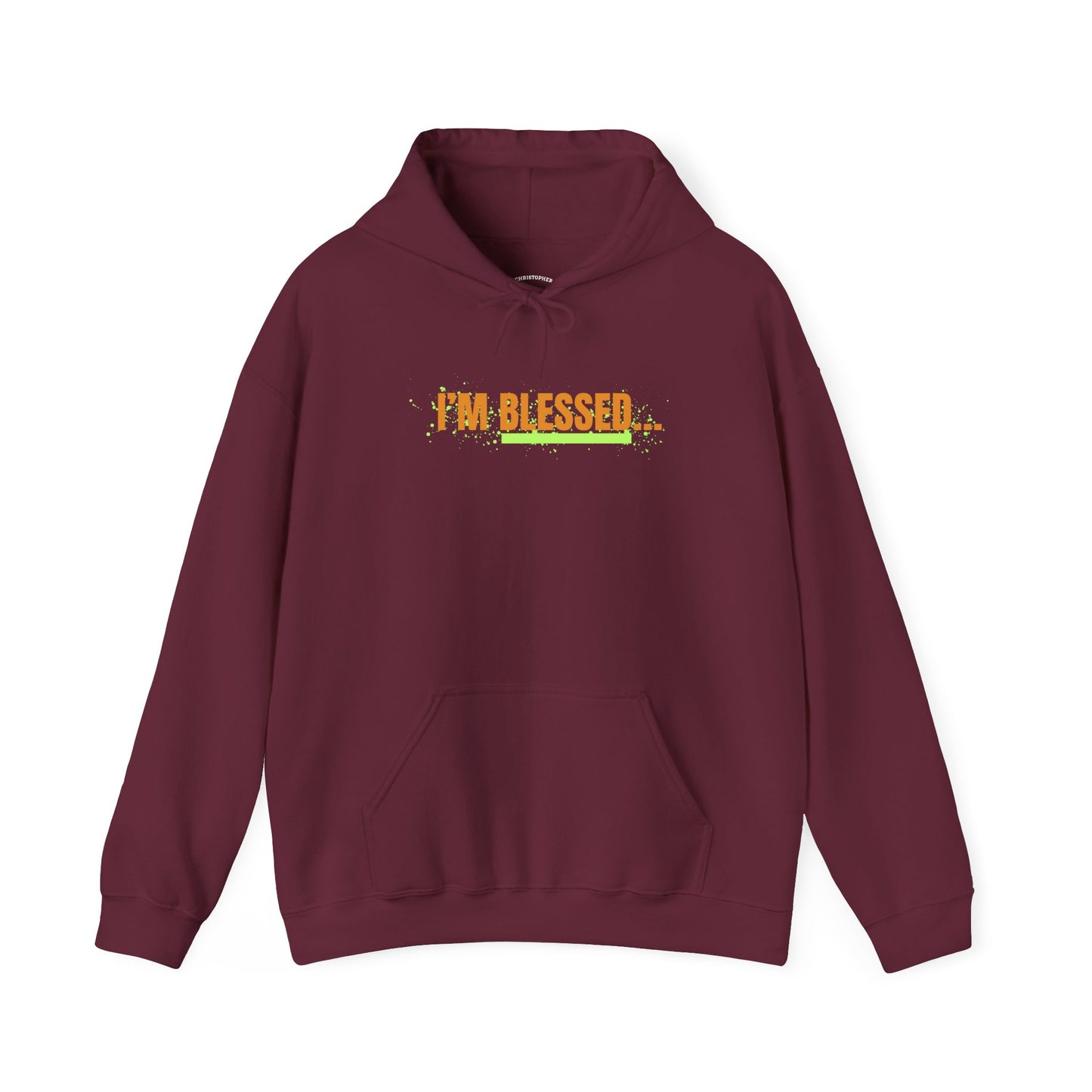 Blessed Unisex Hooded Sweatshirt - Inspirational Gift for Faith, Everyday Comfort, Faith-Based Fashion, Cozy Style, Spiritual Apparel