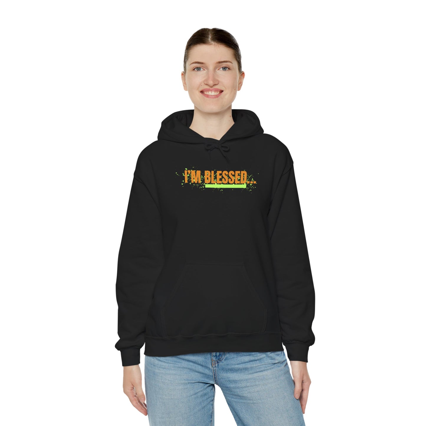 Blessed Unisex Hooded Sweatshirt - Inspirational Gift for Faith, Everyday Comfort, Faith-Based Fashion, Cozy Style, Spiritual Apparel