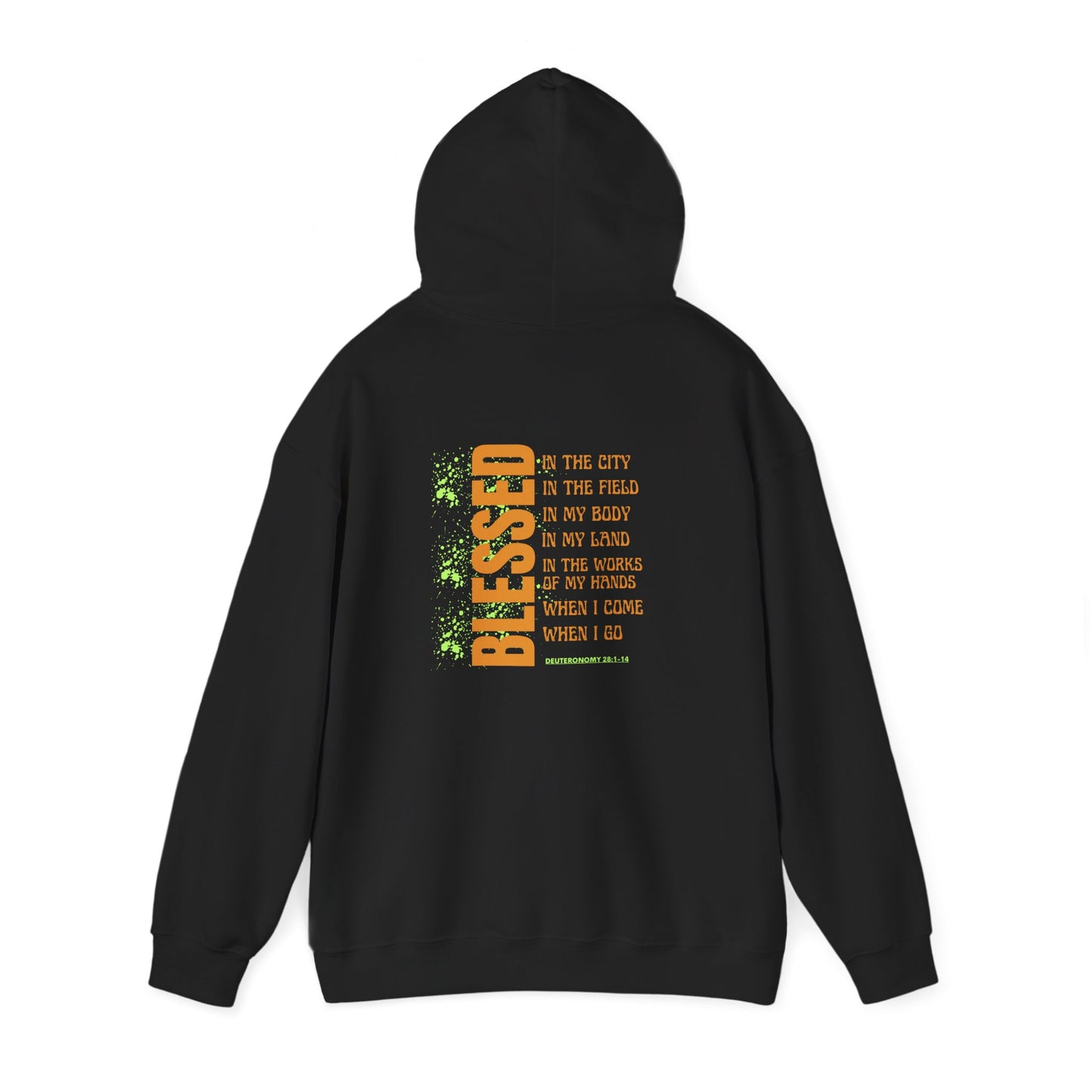 Blessed Unisex Hooded Sweatshirt - Inspirational Gift for Faith, Everyday Comfort, Faith-Based Fashion, Cozy Style, Spiritual Apparel