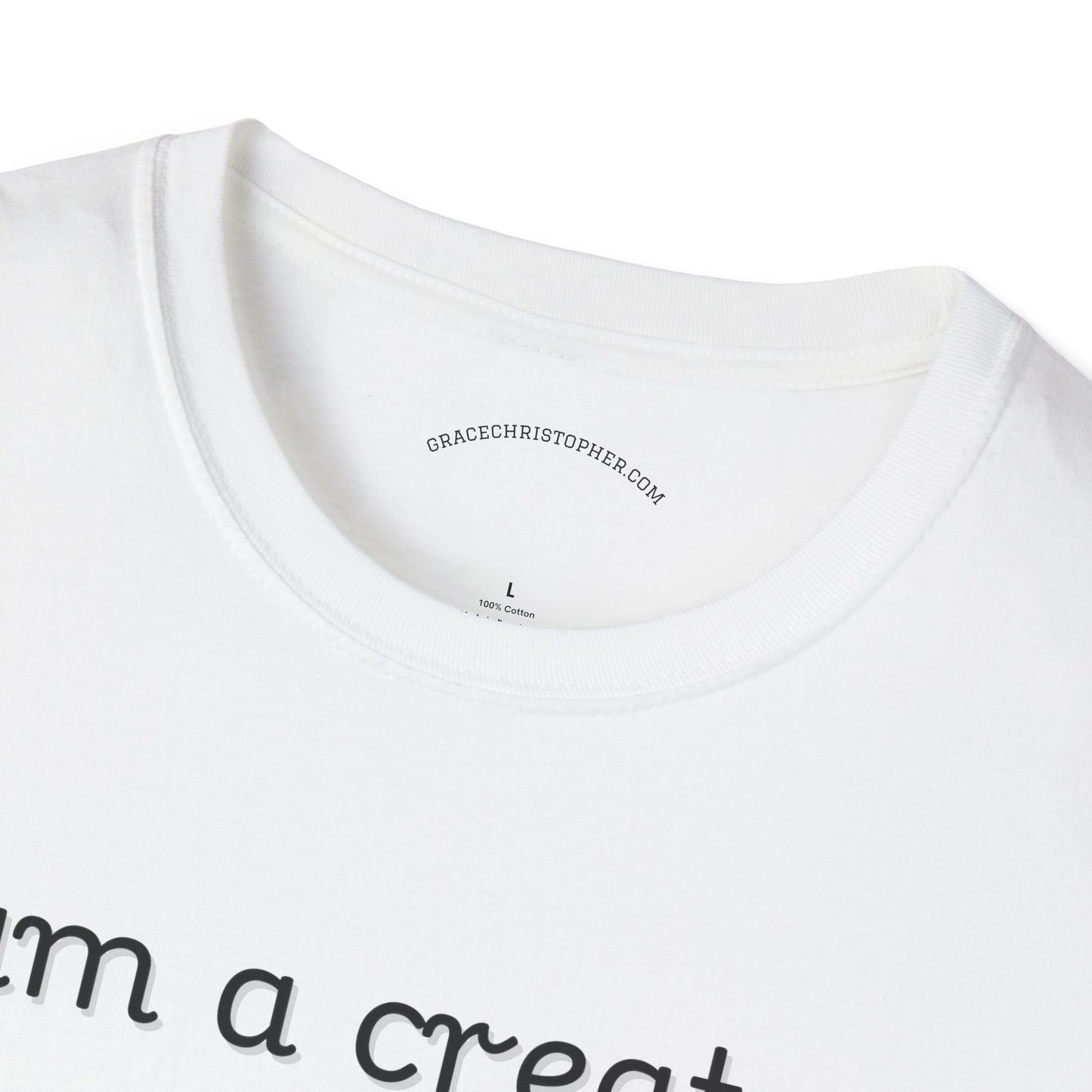 Christian Entrepreneur Tee, Inspirational Creator T-Shirt, Unisex Softstyle Tee, Gift for Artists, Creative Spirit Shirt, Motivational Apparel, Quote T-Shirt