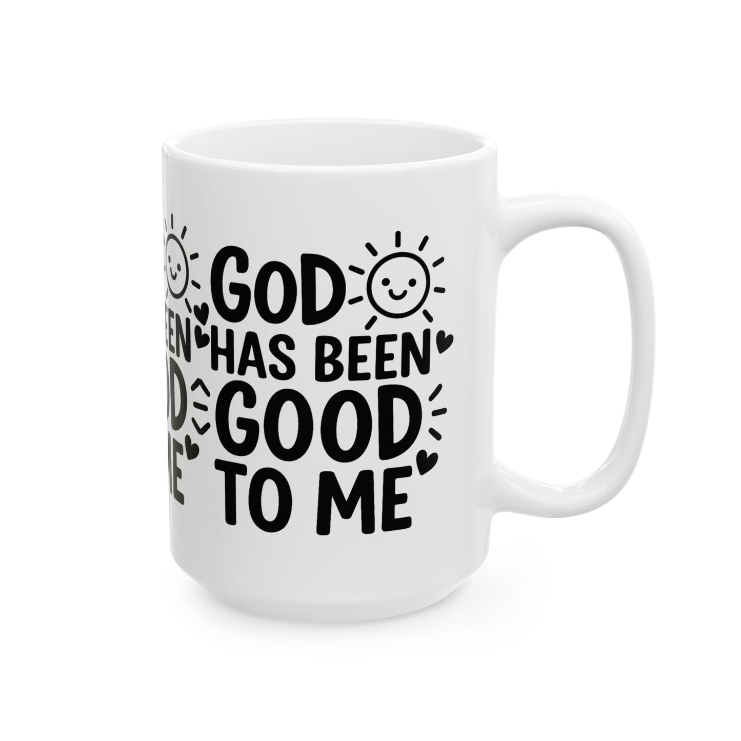 Inspirational Ceramic Mug - 'God Has Been Good to Me' - Perfect Gift for Friends, Family, Self-Care, Church, Gratitude