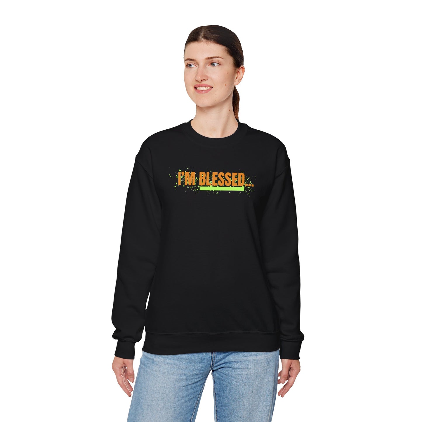 Blessed Crewneck Sweatshirt - Unisex Style, Inspirational Gift, Cozy Apparel, Faith-Based Fashion, Perfect for Holidays