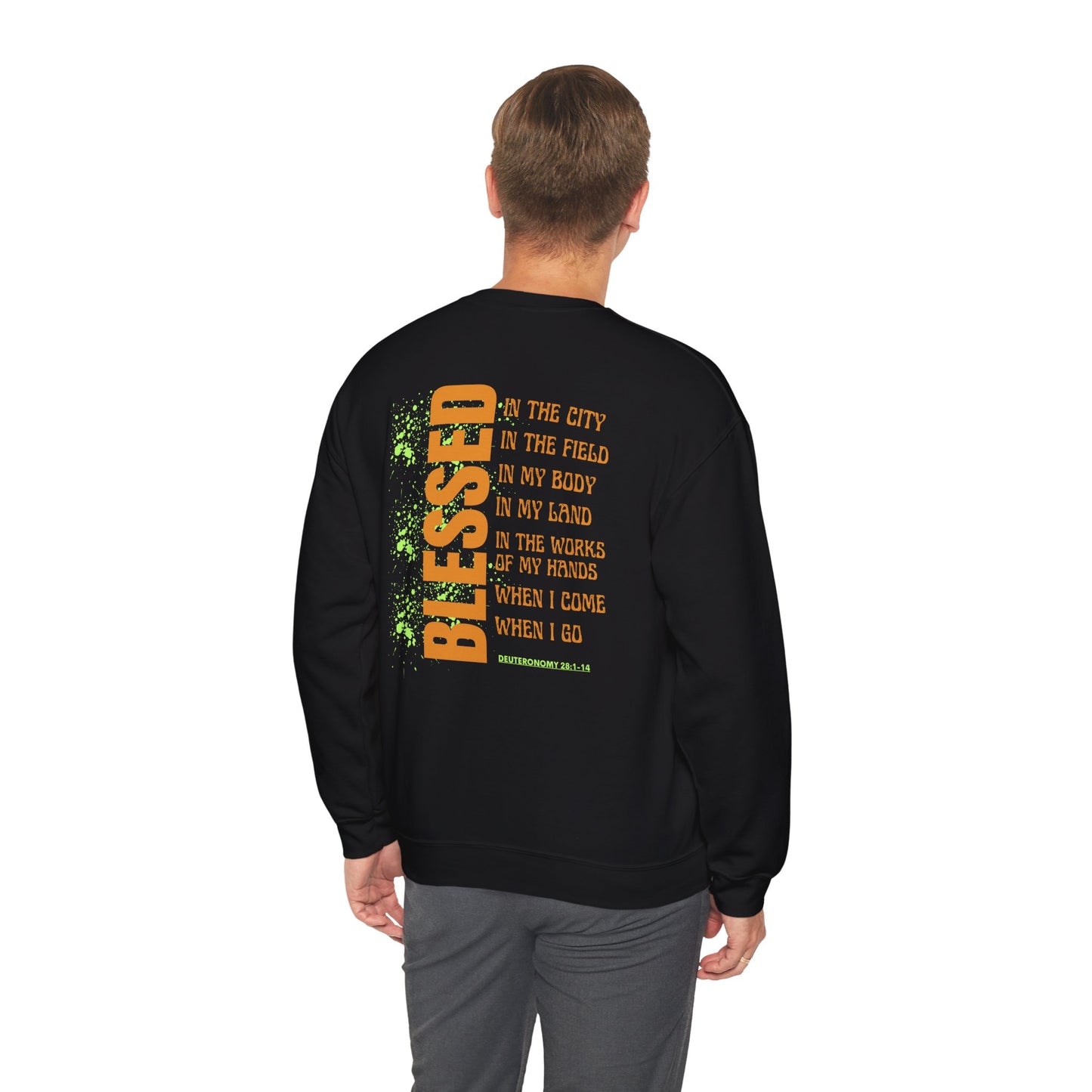 Blessed Crewneck Sweatshirt - Unisex Style, Inspirational Gift, Cozy Apparel, Faith-Based Fashion, Perfect for Holidays