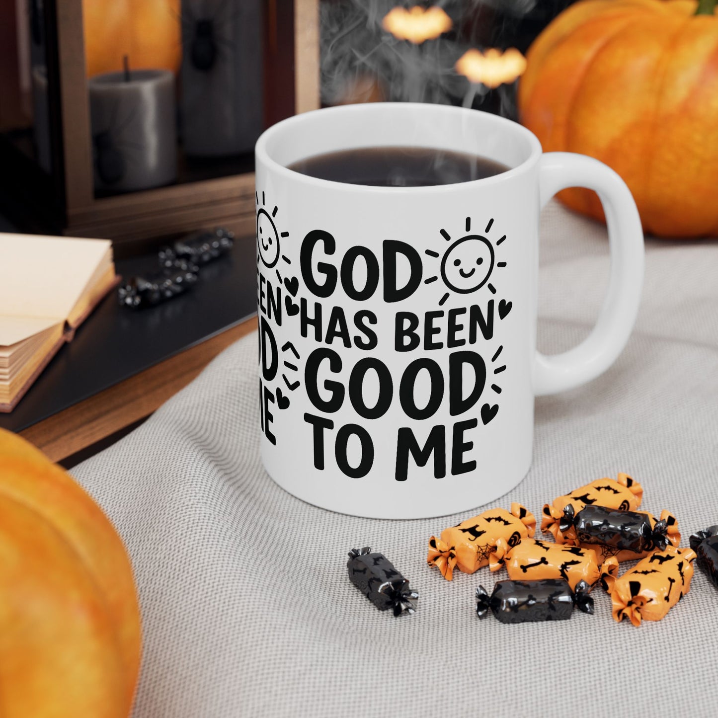 Inspirational Ceramic Mug - 'God Has Been Good to Me' - Perfect Gift for Friends, Family, Self-Care, Church, Gratitude