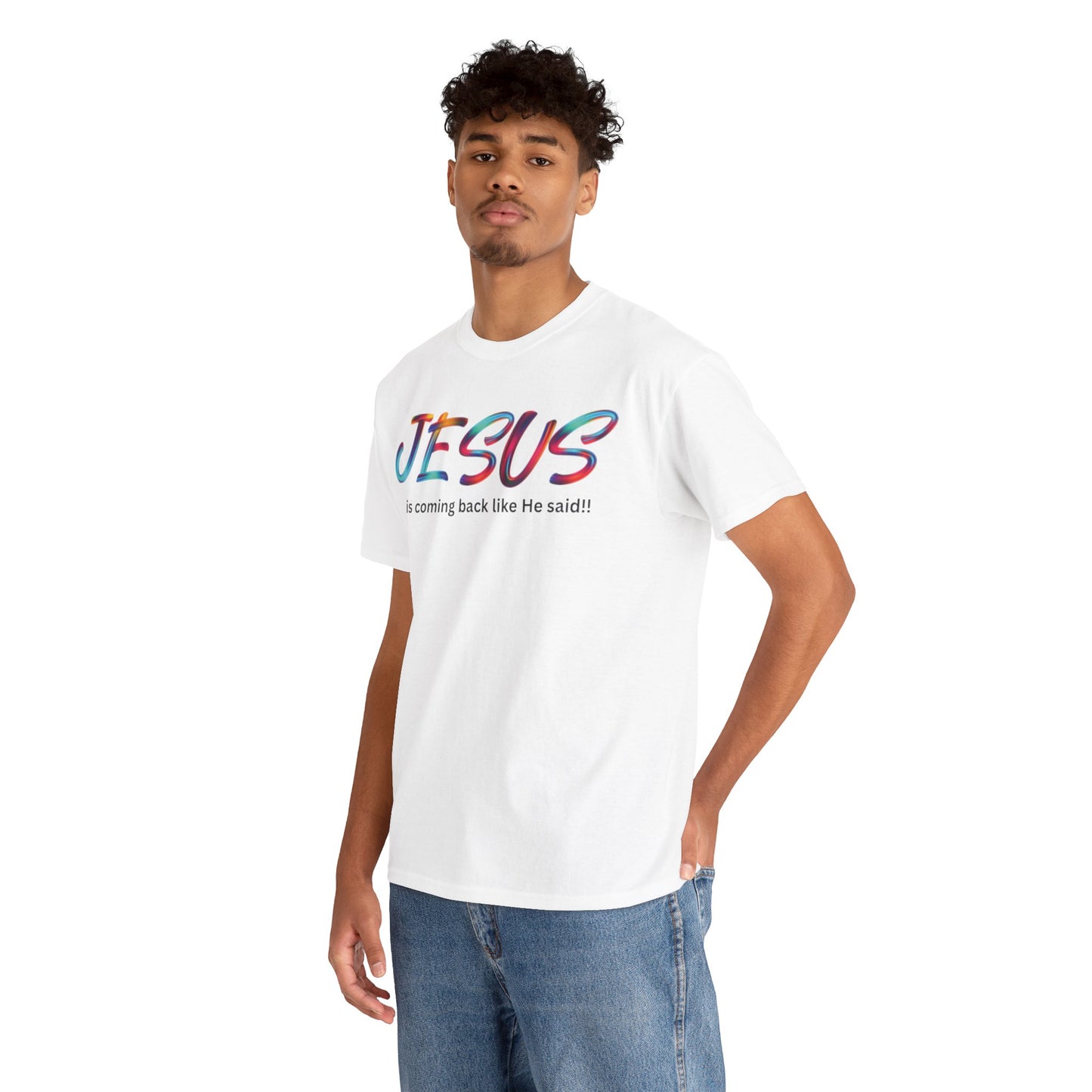 Casual Faith Tee - Jesus Is Coming Fashion Statement, Unisex T-Shirt for Everyday Wear, Gift for Believers, Church Events, [...]