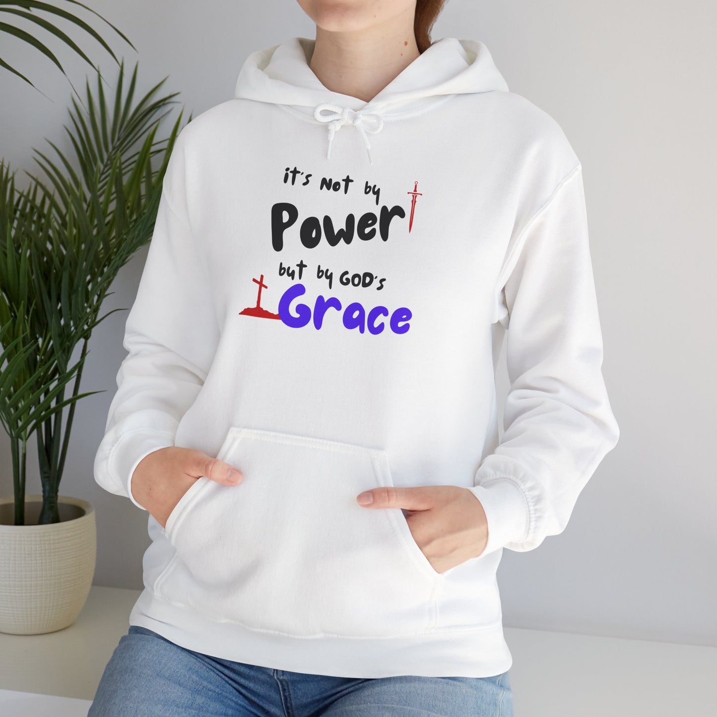 God's Grace Unisex Hoodie, Inspirational Sweatshirt, Religious Sweatshirt, Faith-Based Clothing, Cozy Gift for Believers