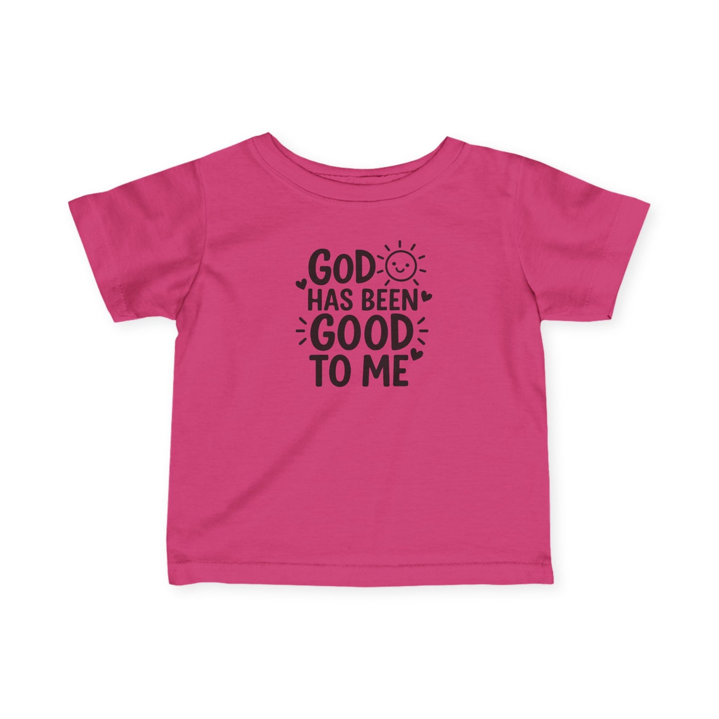 Infant Fine Jersey Tee - 'God Has Been Good To Me' Cute Baby Shirt, Baby Shower Gift, Toddler Top, Christian Clothing, Positive Vibes