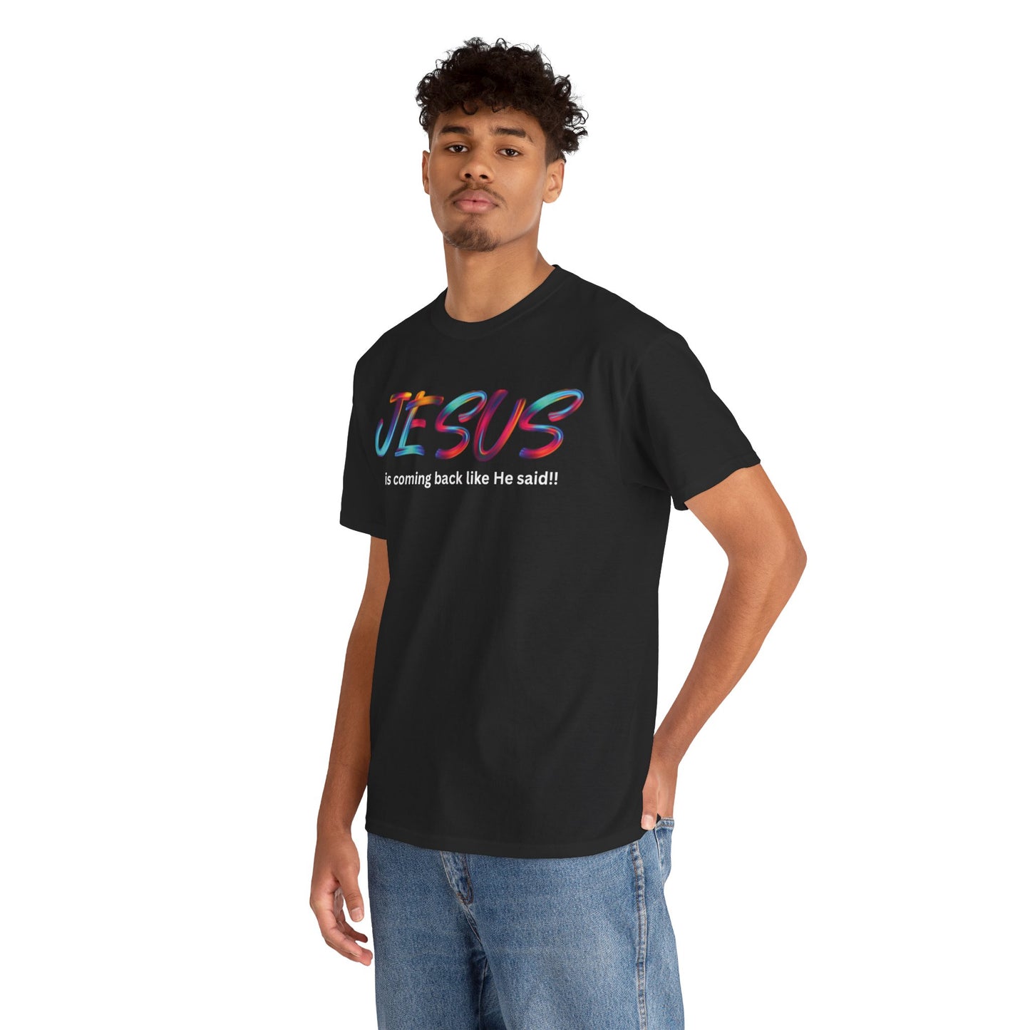 Casual Faith Tee - Jesus Is Coming Fashion Statement, Unisex T-Shirt for Everyday Wear, Gift for Believers, Church Events, [...]