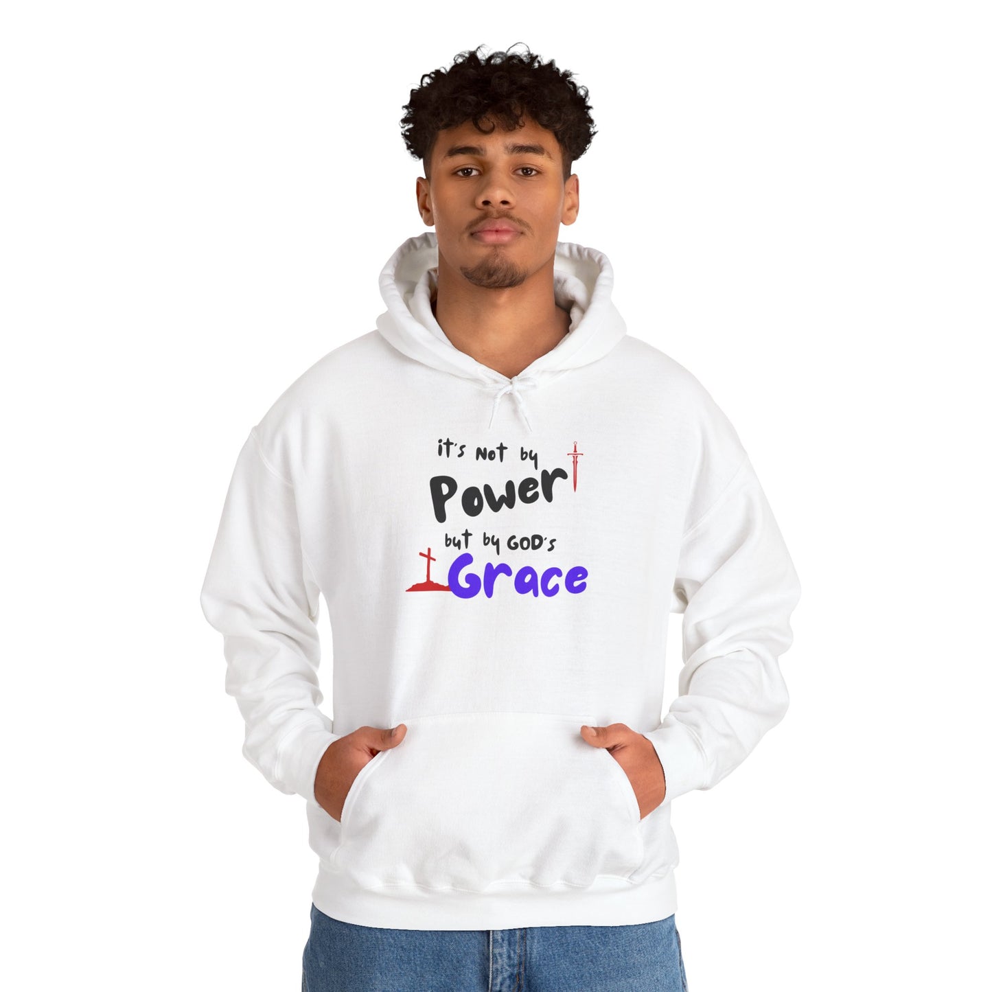 God's Grace Unisex Hoodie, Inspirational Sweatshirt, Religious Sweatshirt, Faith-Based Clothing, Cozy Gift for Believers