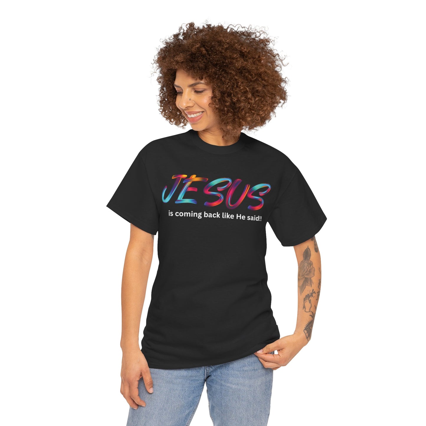 Casual Faith Tee - Jesus Is Coming Fashion Statement, Unisex T-Shirt for Everyday Wear, Gift for Believers, Church Events, [...]