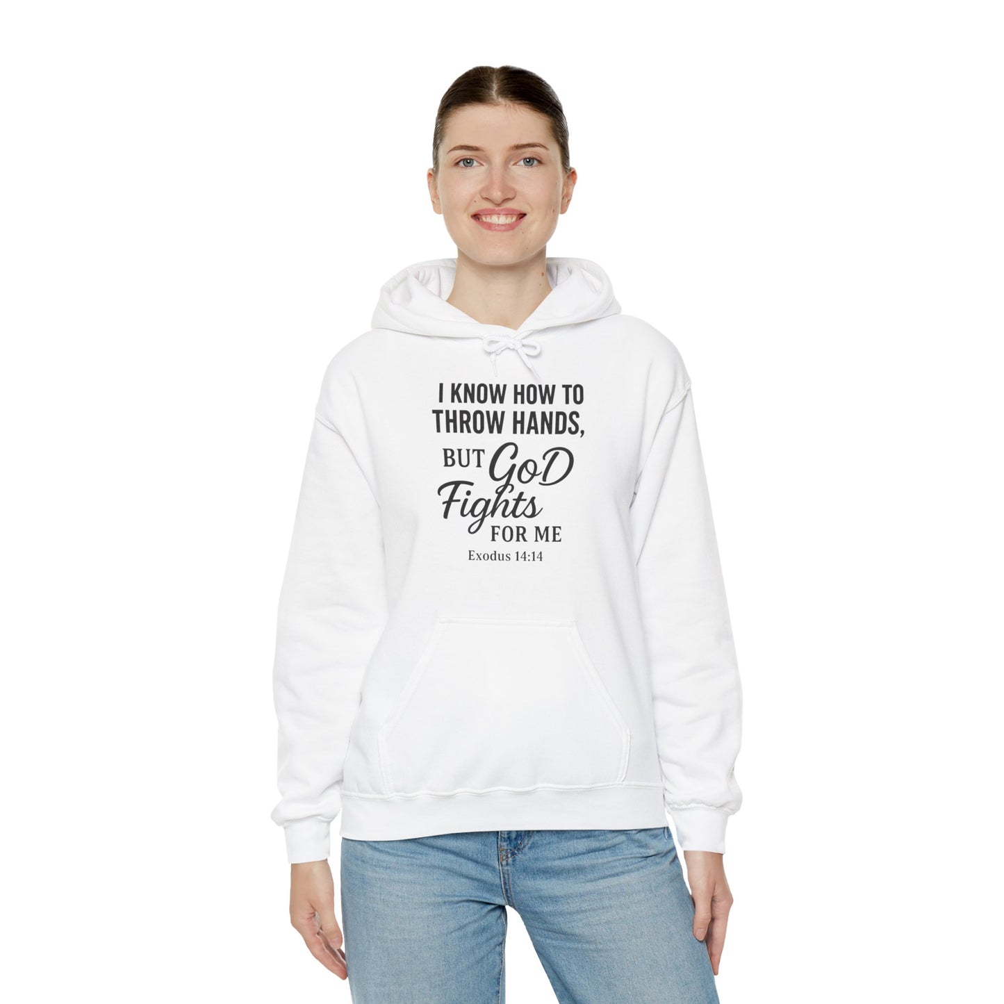 God Fights for Me Hoodie - Unisex Heavy Blend Sweatshirt, Inspirational Gift, Faith-Based Apparel, Christian Hoodie, Cozy Casual Wear, [...]