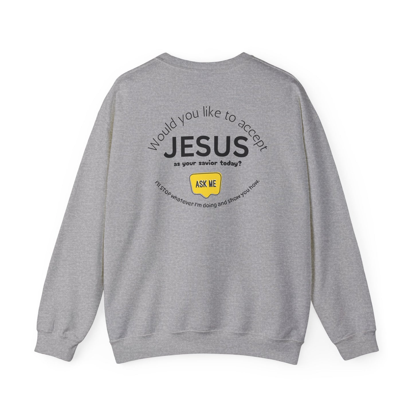 Faith-Inspired Unisex Crewneck Sweatshirt, Cozy Christian Apparel, Inspirational Gift, Religious Sweatshirt, Everyday Wear