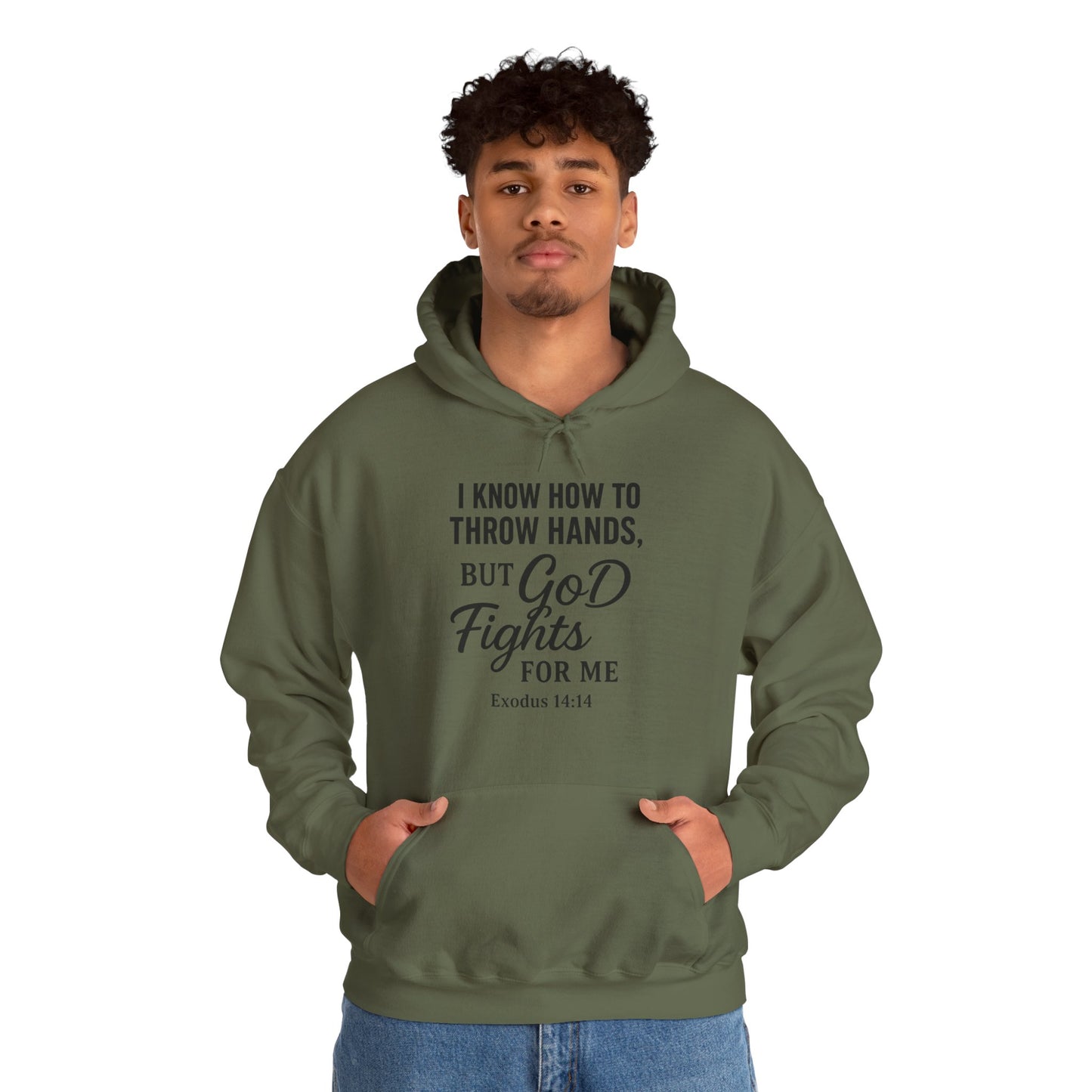 God Fights for Me Hoodie - Unisex Heavy Blend Sweatshirt, Inspirational Gift, Faith-Based Apparel, Christian Hoodie, Cozy Casual Wear, [...]