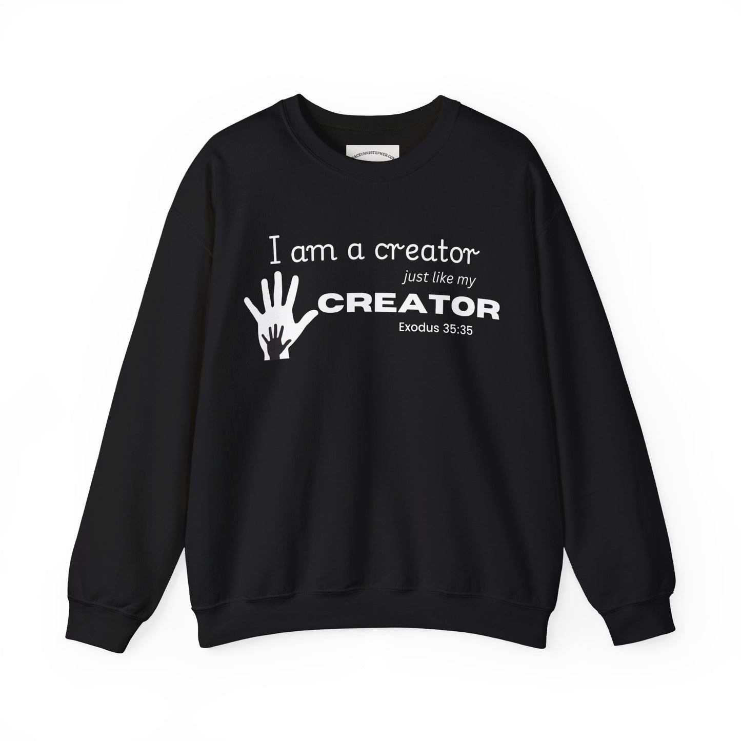 Creative Spirit Crewneck Sweatshirt - Inspirational Gift, Unisex Clothing, Cozy Layer, Artist Apparel, Motivational Wear