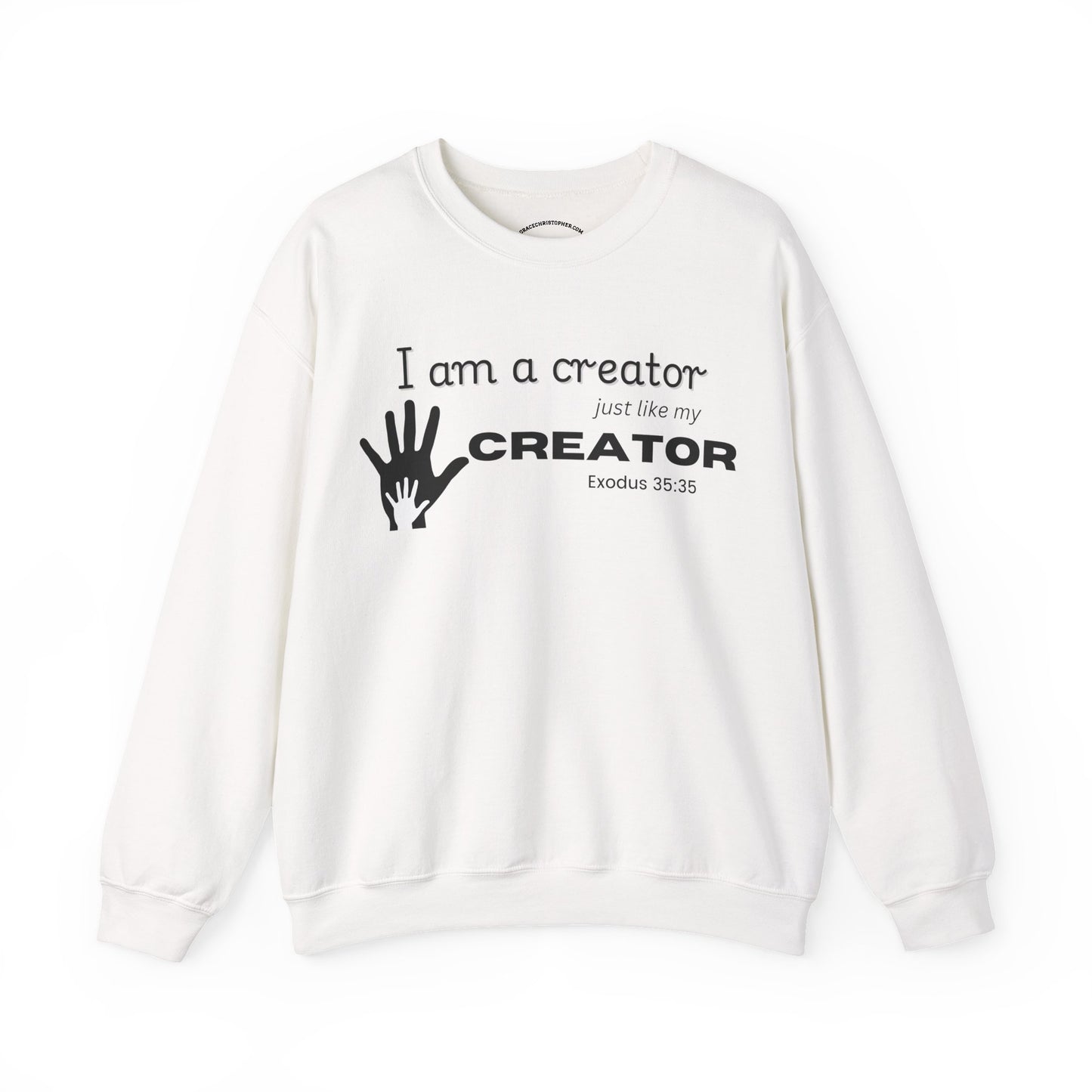 Creative Spirit Crewneck Sweatshirt - Inspirational Gift, Unisex Clothing, Cozy Layer, Artist Apparel, Motivational Wear