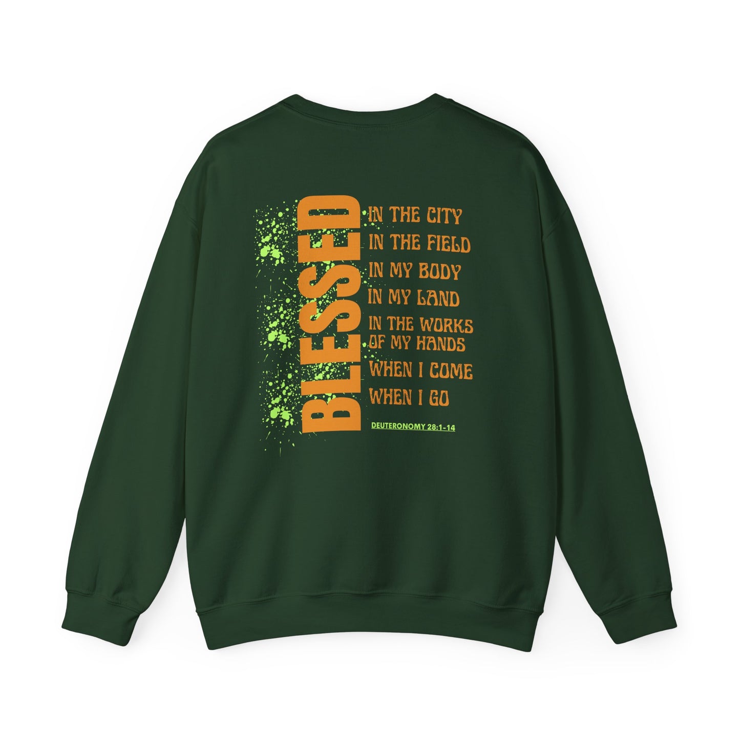 Blessed Crewneck Sweatshirt - Unisex Style, Inspirational Gift, Cozy Apparel, Faith-Based Fashion, Perfect for Holidays
