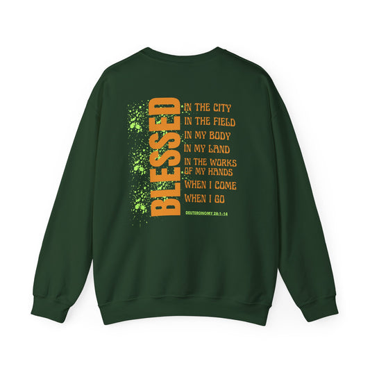 Blessed Crewneck Sweatshirt - Unisex Style, Inspirational Gift, Cozy Apparel, Faith-Based Fashion, Perfect for Holidays