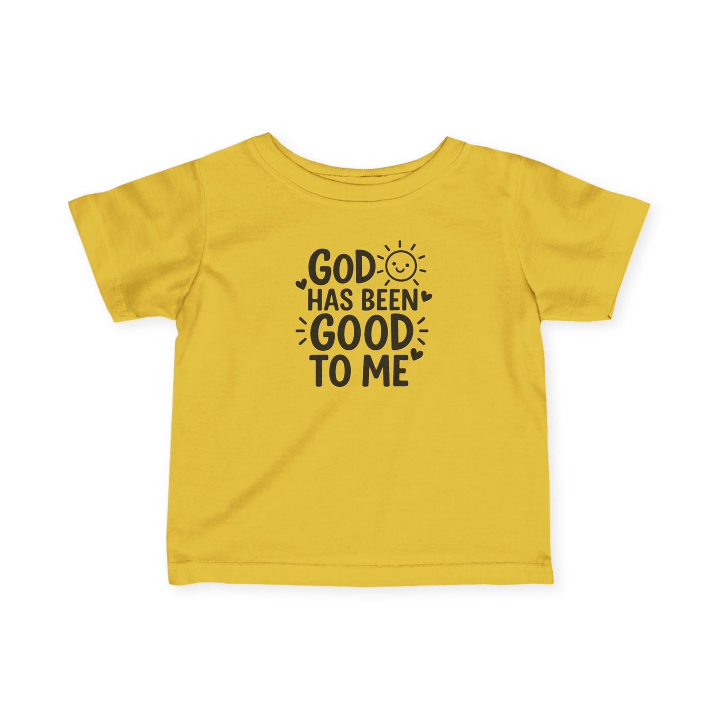 Infant Fine Jersey Tee - 'God Has Been Good To Me' Cute Baby Shirt, Baby Shower Gift, Toddler Top, Christian Clothing, Positive Vibes