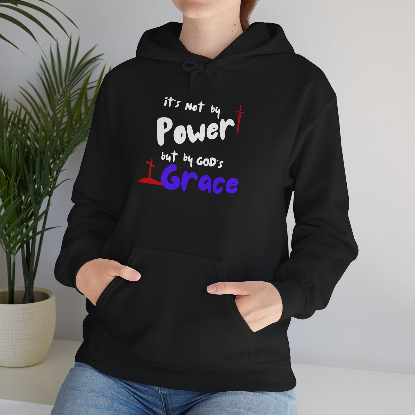 God's Grace Unisex Hoodie, Inspirational Sweatshirt, Religious Sweatshirt, Faith-Based Clothing, Cozy Gift for Believers