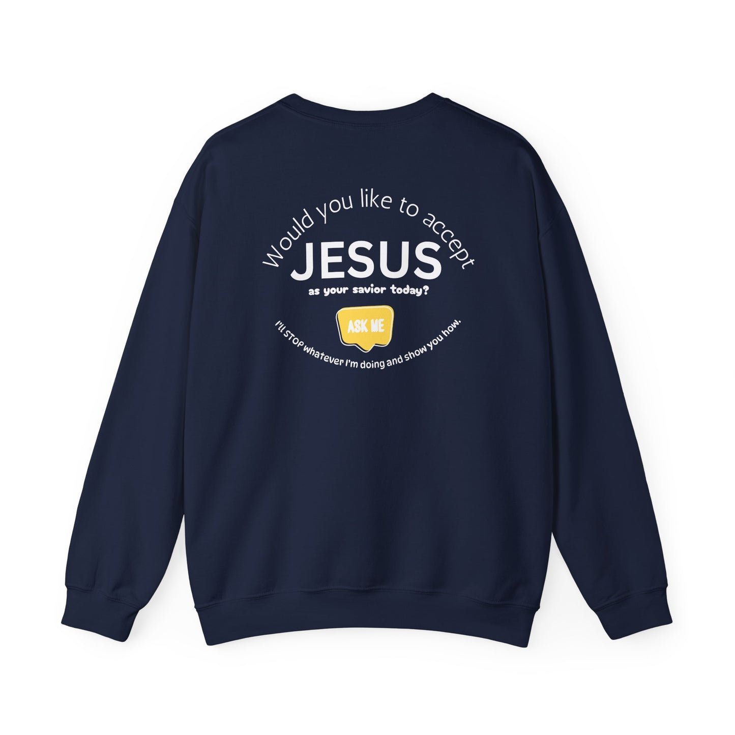 Faith-Inspired Unisex Crewneck Sweatshirt, Cozy Christian Apparel, Inspirational Gift, Religious Sweatshirt, Everyday Wear