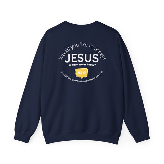 Faith-Inspired Unisex Crewneck Sweatshirt, Cozy Christian Apparel, Inspirational Gift, Religious Sweatshirt, Everyday Wear