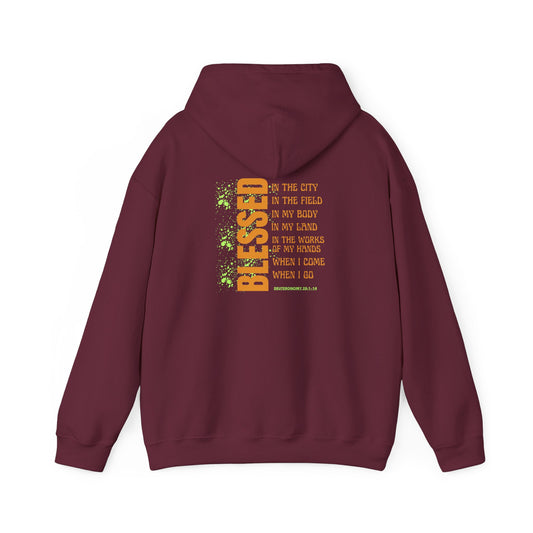 Blessed Unisex Hooded Sweatshirt - Inspirational Gift for Faith, Everyday Comfort, Faith-Based Fashion, Cozy Style, Spiritual Apparel