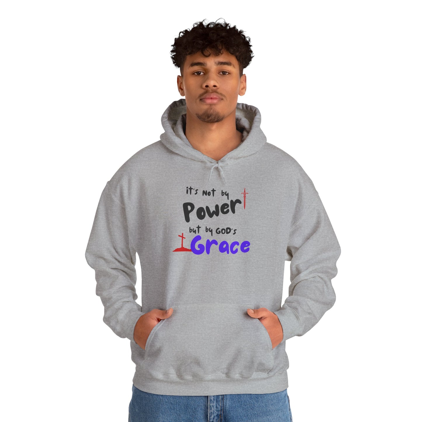 God's Grace Unisex Hoodie, Inspirational Sweatshirt, Religious Sweatshirt, Faith-Based Clothing, Cozy Gift for Believers