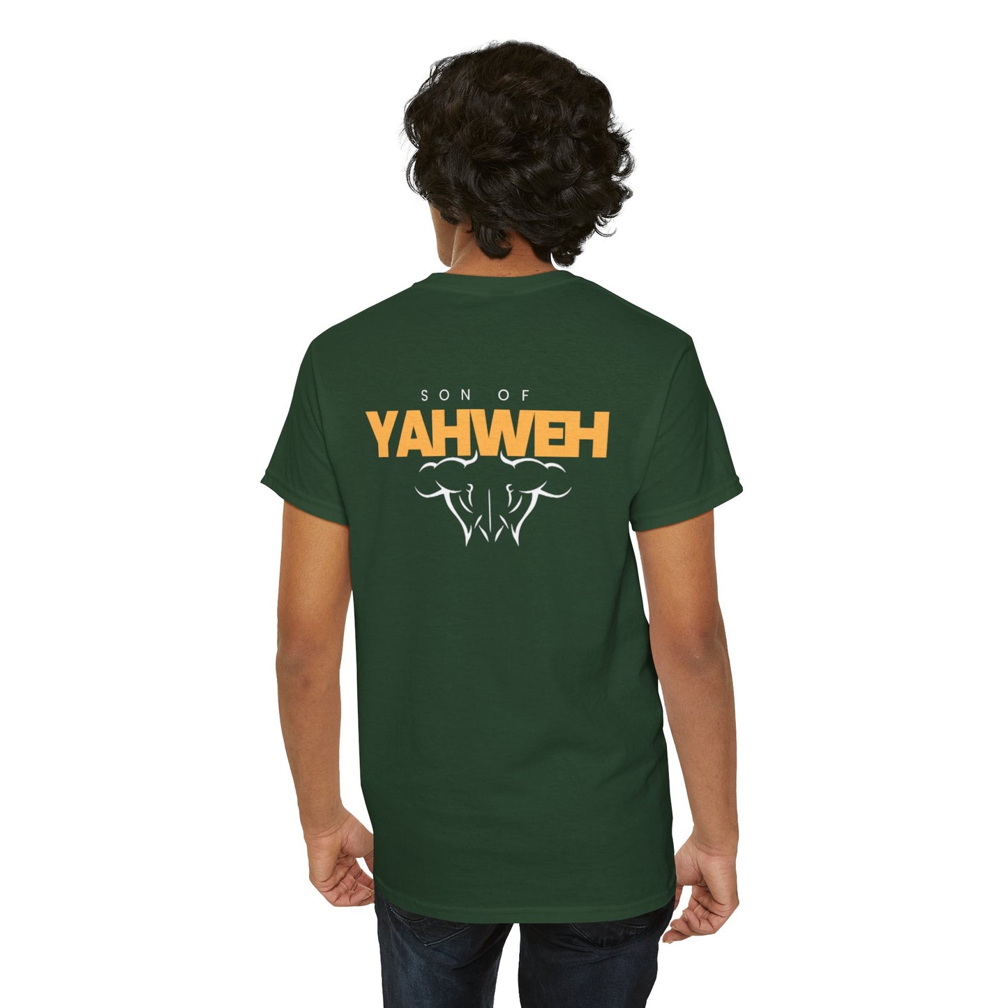 Unisex Heavy Cotton Tee, Spiritual Message T-Shirt, Family Bonding Tee, Inspirational Apparel, Gift for Loved Ones, Unique Faith Shirt