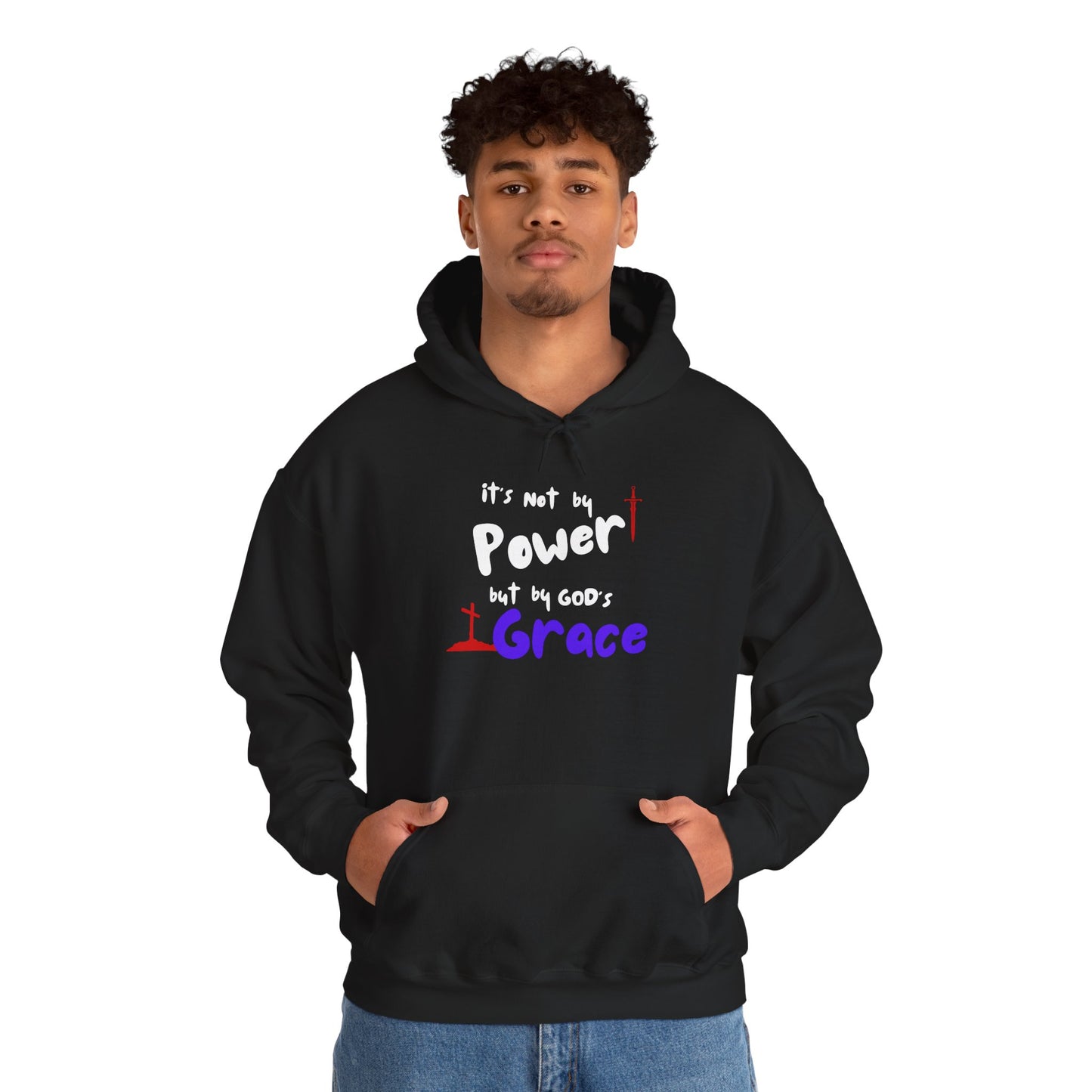 God's Grace Unisex Hoodie, Inspirational Sweatshirt, Religious Sweatshirt, Faith-Based Clothing, Cozy Gift for Believers